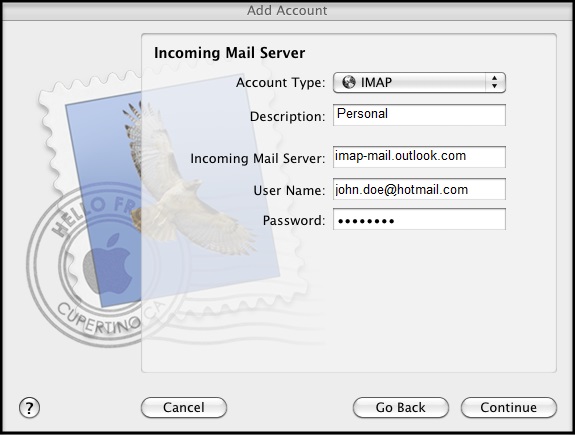 Setting Up Outgoing Mail Via Mac Mail App